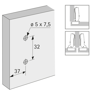 SENSYS FESTEPLATE 8099 M/STYREPINNE + SKRUER